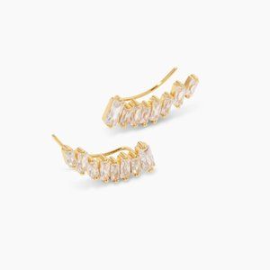 GORJANA 18k Gold Plated Amara Ear Climber Earrings